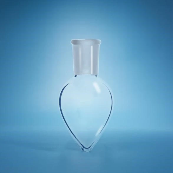 Quartz Pear-Shaped Flask